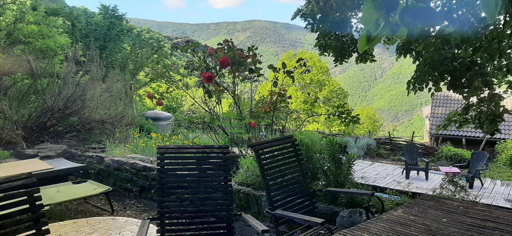 La Fleur Du Mas Villa Sablieres Eksteriør billede